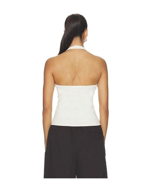Madewell Black The '90S Halter Top