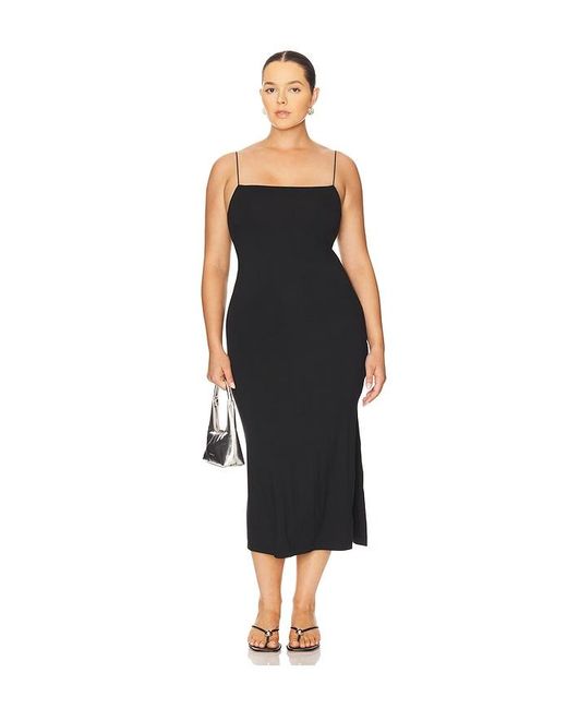 Enza Costa Green X Revolve Strappy Side Slit Dress