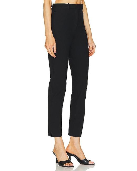 Theory Black High Waisted Taper Pant