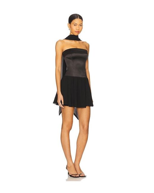 MAJORELLE Black Tamera Mini Dress
