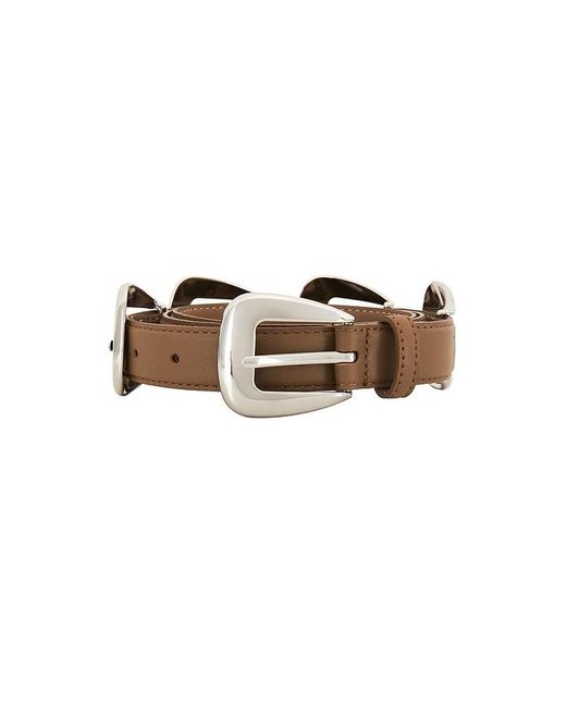ROKH White Multi Buckle Belt