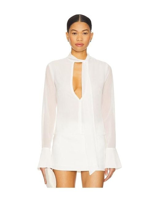 ALL THE WAYS White Pennie Top