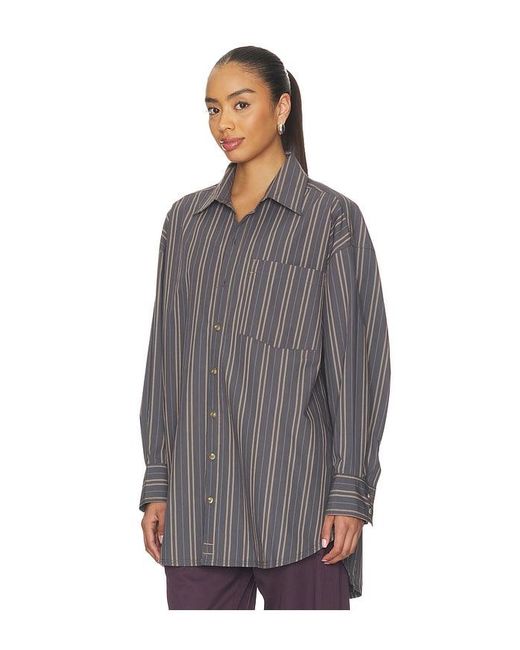 Free People Multicolor X We The Free Freddie Striped Shirt