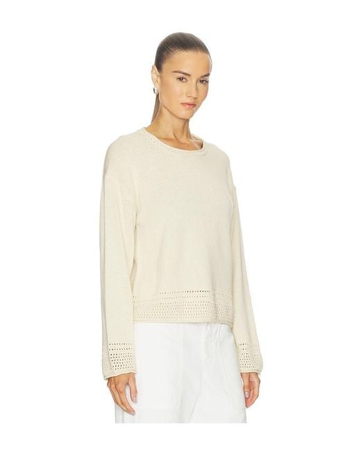 Velvet By Graham & Spencer Natural Rosalyn Sweater