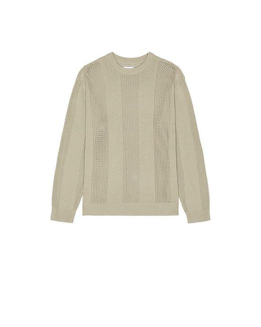 Obey Natural Crochet Sweater for men