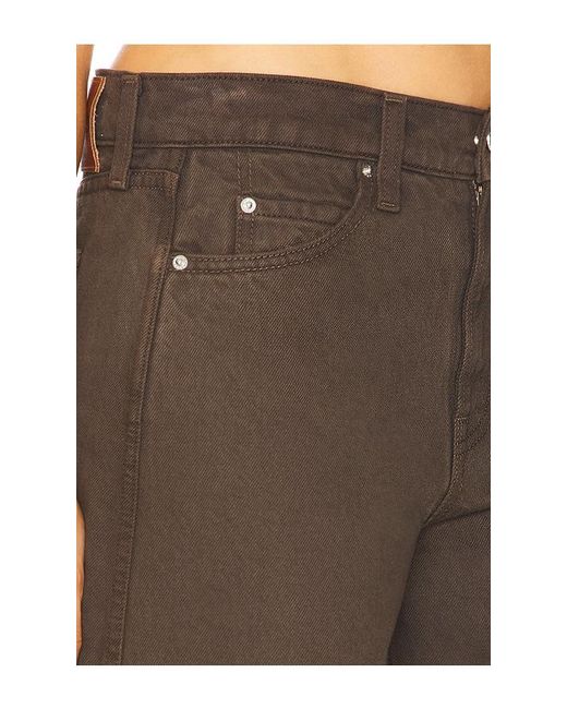 GRLFRND Brown Austen Low Rise Curve