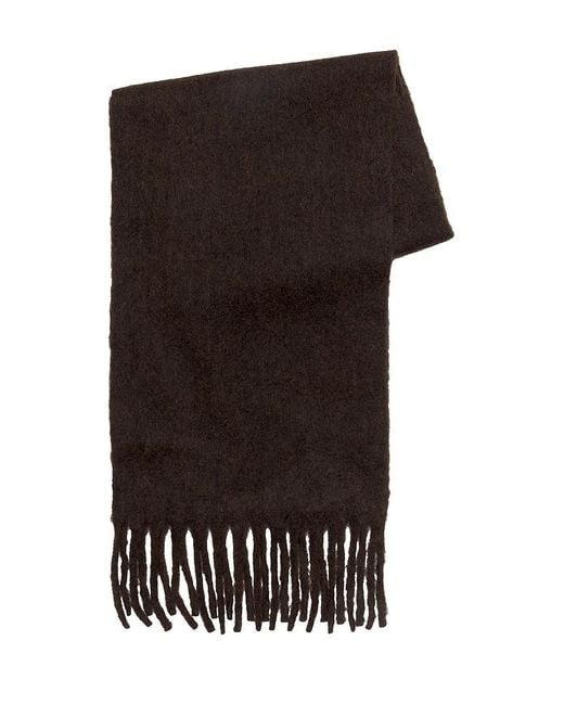 ÉCHARPE COZY SOLID en Chocolate. Hat Attack en coloris Black