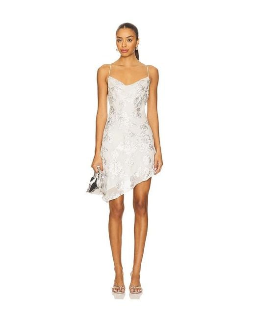 House of Harlow 1960 White X Revolve Faye Mini Dress