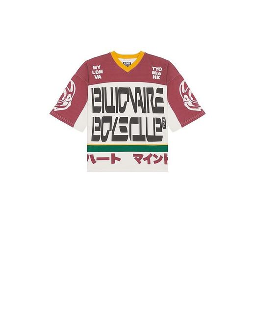 BBCICECREAM Red Blitz Oversized Tee for men
