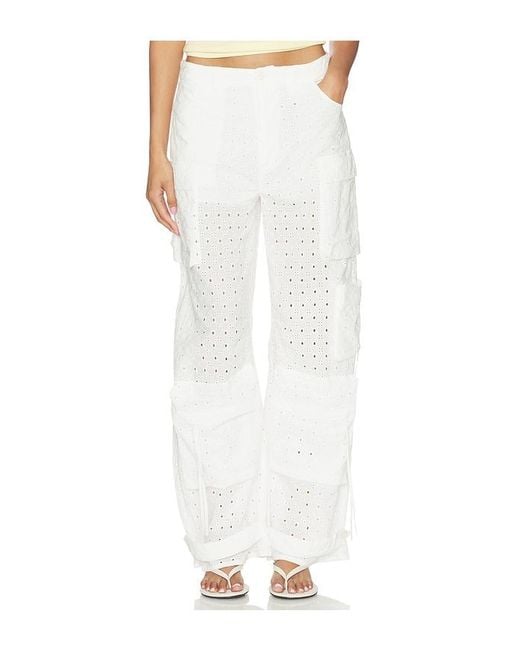 Steve Madden White Duo Pant