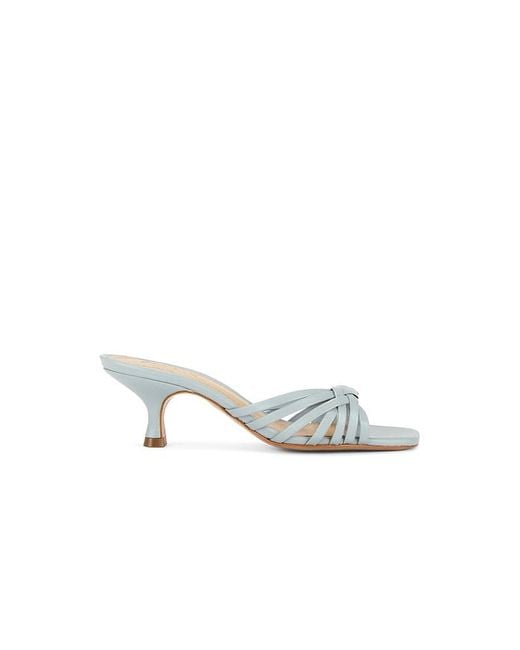 SCHUTZ SHOES White Tara Mid Mule