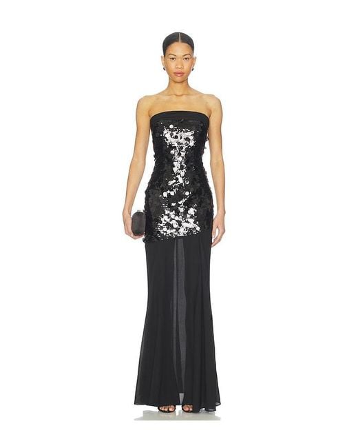 MAJORELLE Blue Mills Gown
