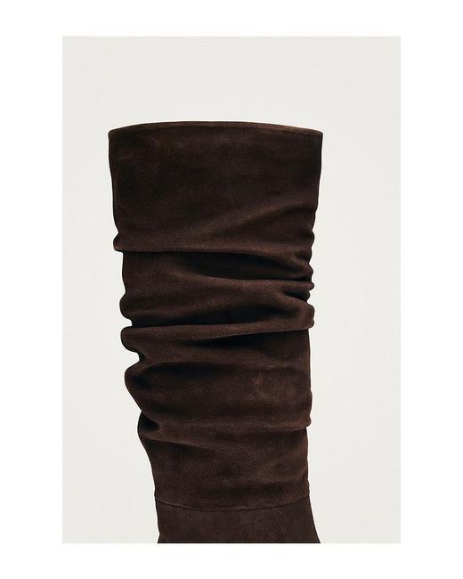 Alohas Brown Kalila Suede Boot