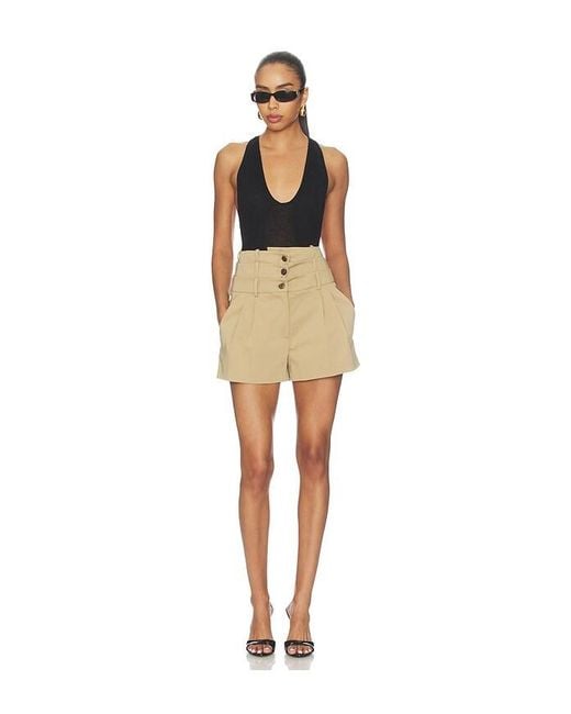 Monse Natural Triple Waistband Short
