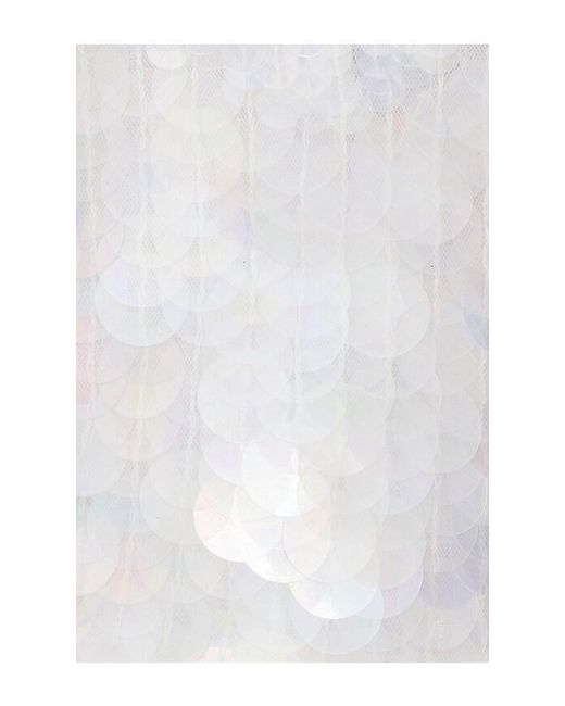 Leslie Amon White Angel Halter Top