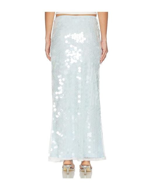 superdown White Bryony Maxi Skirt