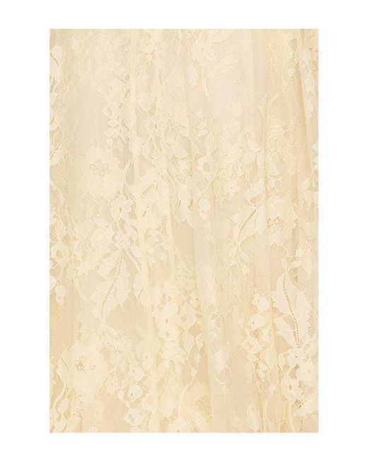 Zimmermann Natural Valiant Lace Caped Maxi Dress