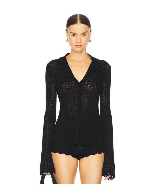LPA Black Hana Cardigan