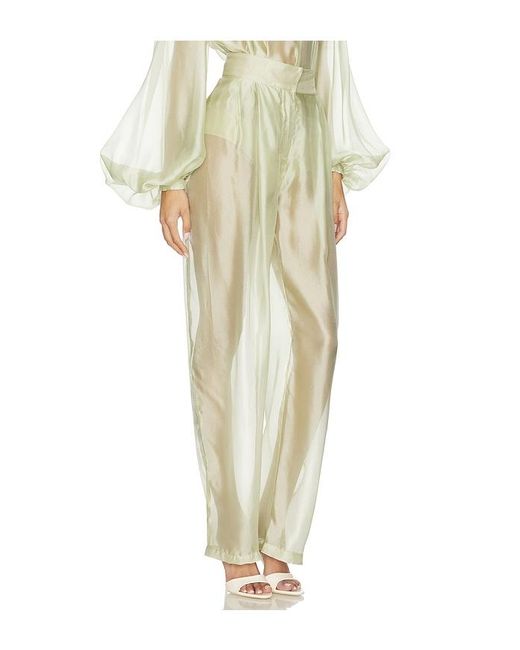 Bronx and Banco White Ashanti Organza Pant