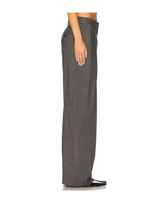 Alexander Wang Black Mid-Rise Trouser With Chain
