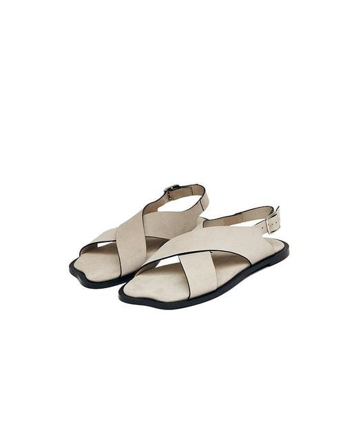 Alohas White Nalu Suede Sandal
