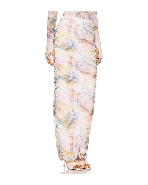 AFRM White Josie Skirt