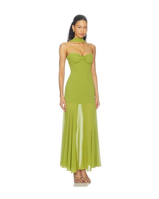 MORE TO COME White Nicola Maxi Dress
