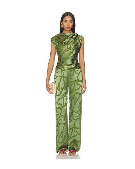 Cult Gaia Green Monette Top