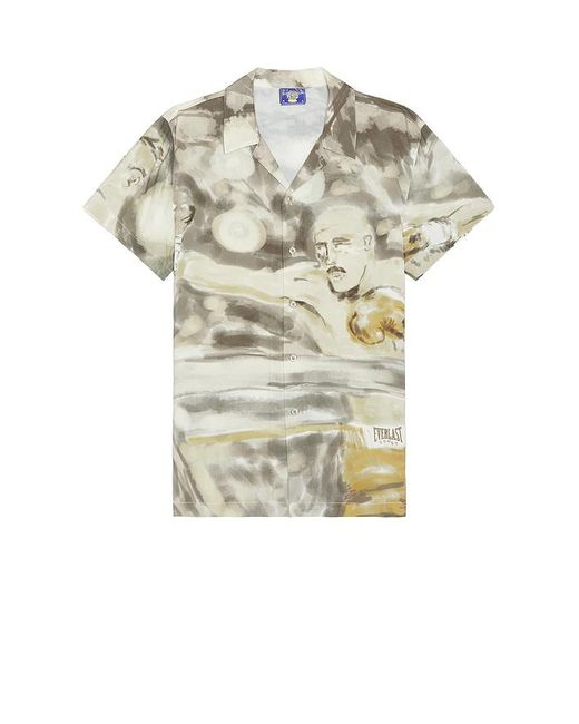 Coney Island Picnic Multicolor X Everlast Watercolor Rayon Camp Shirt for men