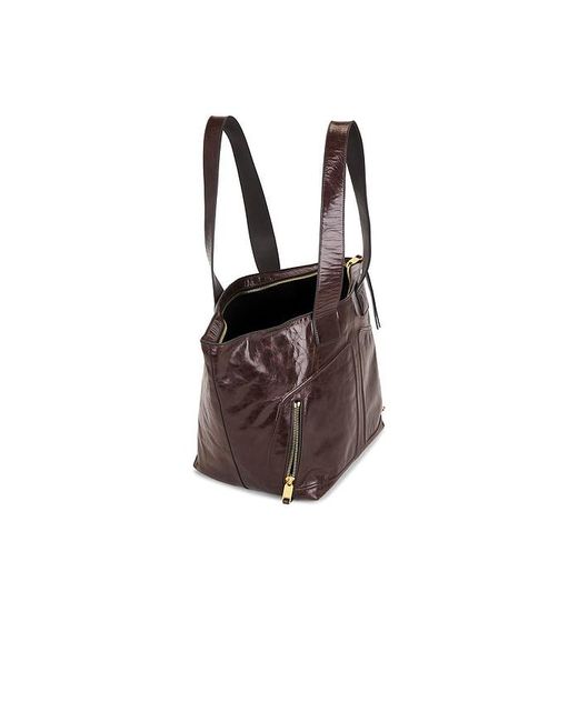 AllSaints Brown Jean Rey Tote Bag