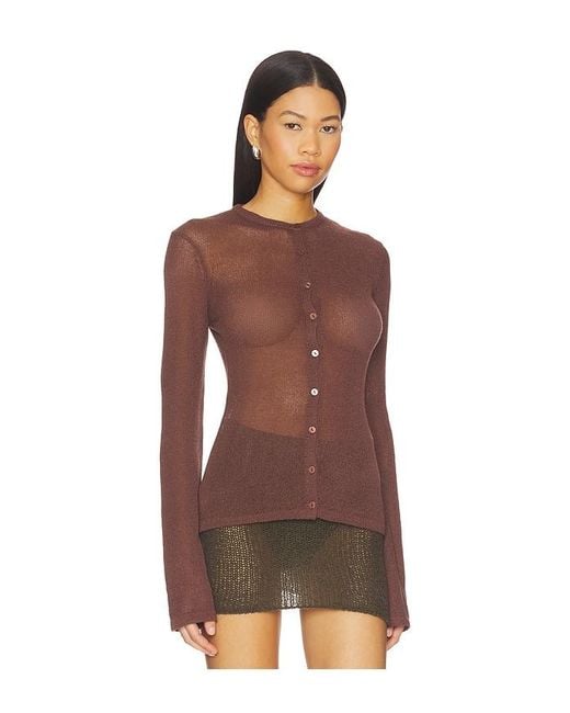SNDY'S Brown Hadley Cardigan