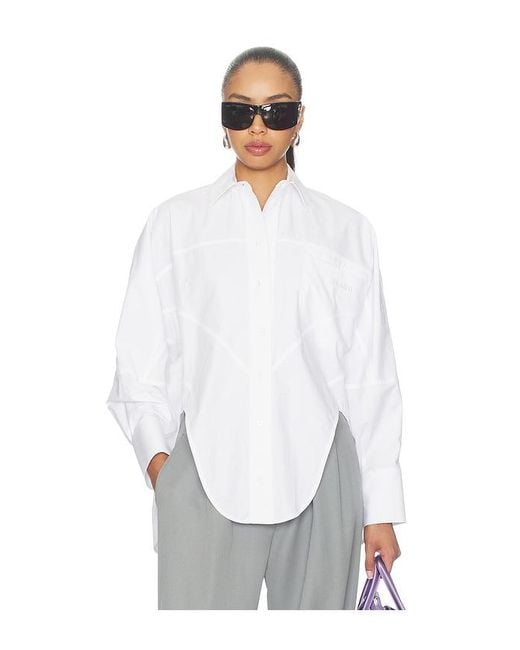 The Attico White Oversized Shirt
