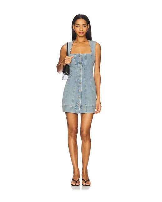 GOOD AMERICAN Blue Power Stretch Mini Dress