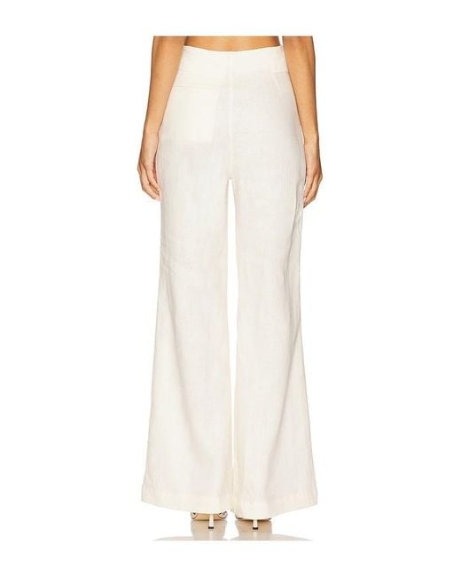 Hevron White Carlin Pant