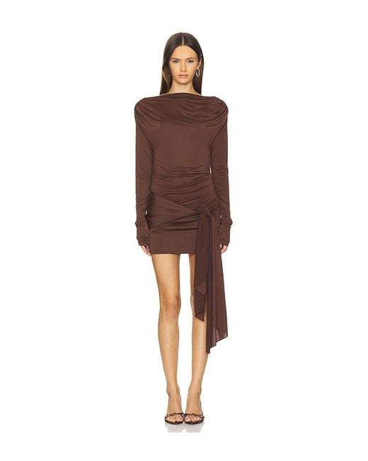 superdown Brown Miram Mini Dress
