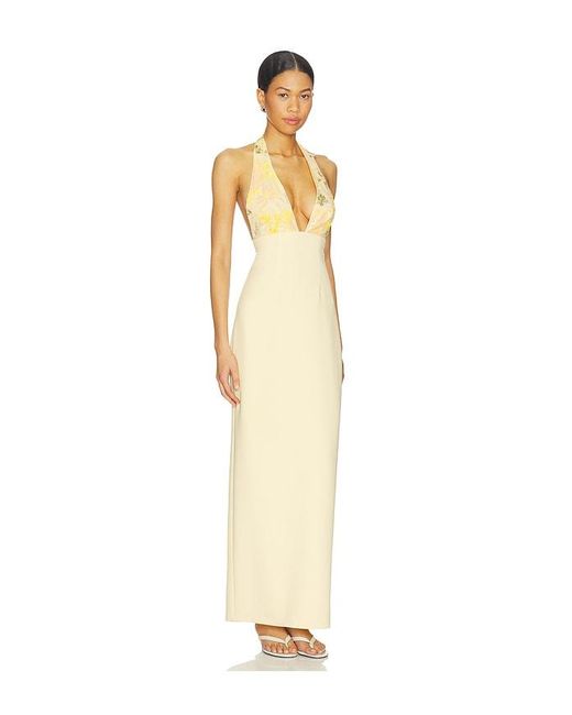 MAJORELLE White Maizie Gown