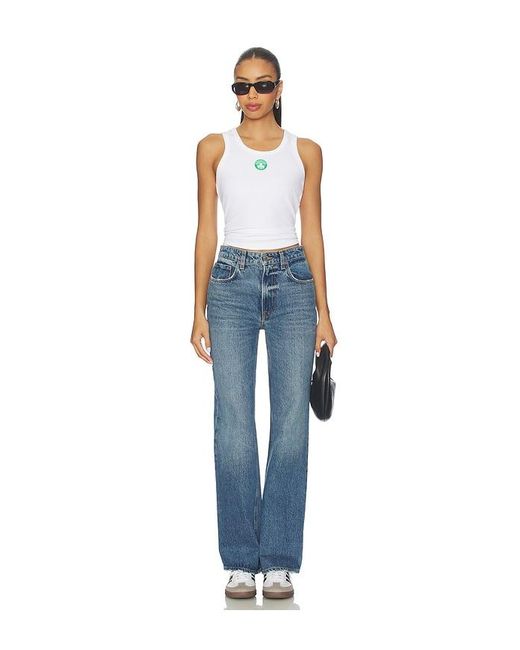 Terez Blue X Revolve Celtics Scoop Neck Rib Tank Top