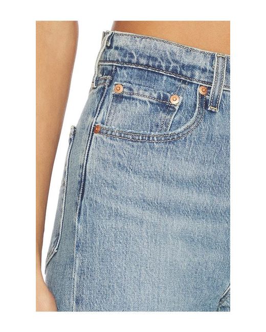 Levi's Blue Ribcage Straight Ankle