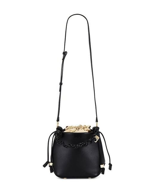 Ganni Black Bou Bucket Bag