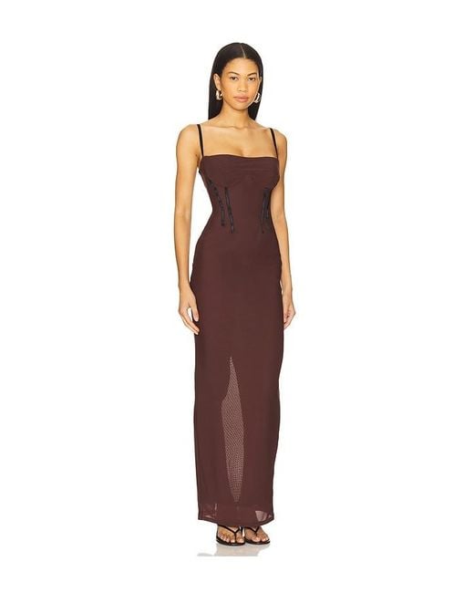 Nookie Purple Maxikleid Allegra