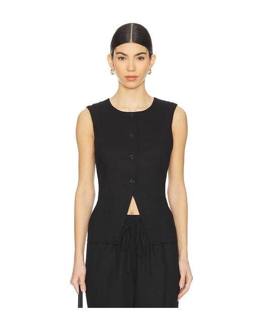 Steve Madden Black Wesley Top