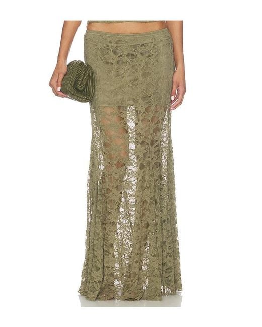 Steve Madden Green Mirabel Skirt