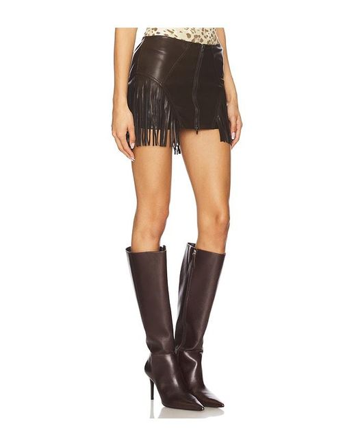 Falda Riley En Color Chocolate Talla En superdown de color Black