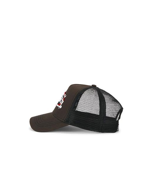 Von Dutch Black Over Flow Trucker Hat for men