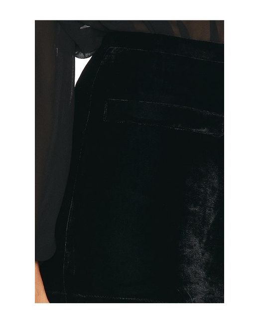 Michael Costello Black X Revolve Trentino Velvet Hot Short