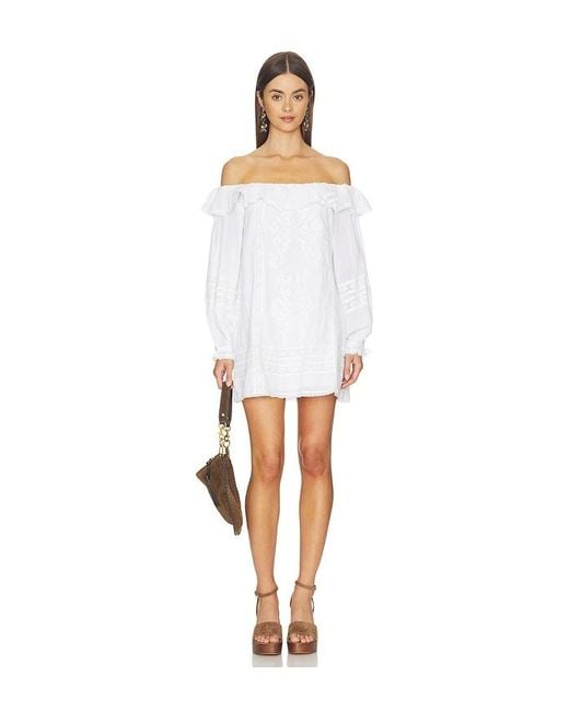 Show Me Your Mumu White Meadow Mini Dress