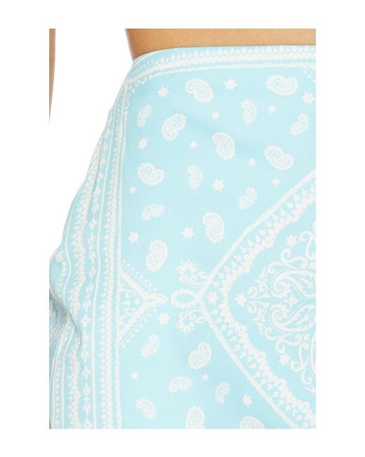 Amanda Uprichard Blue Hope Mini Skirt