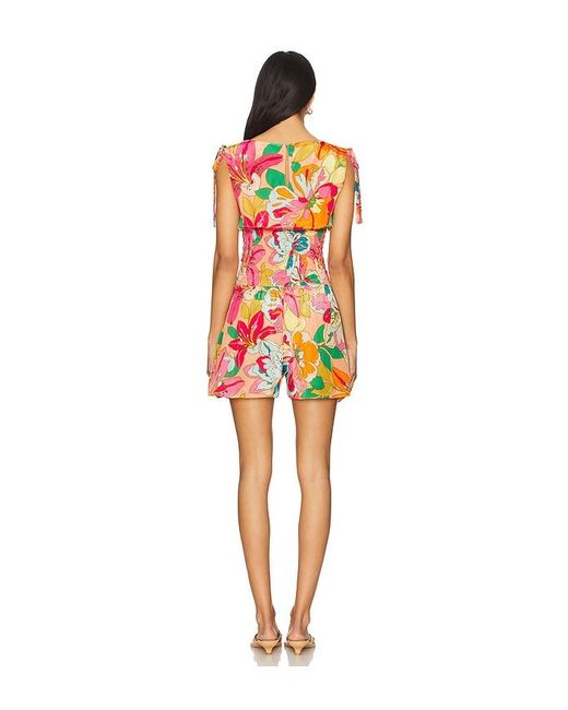 Amanda Uprichard Orange Prescott Romper