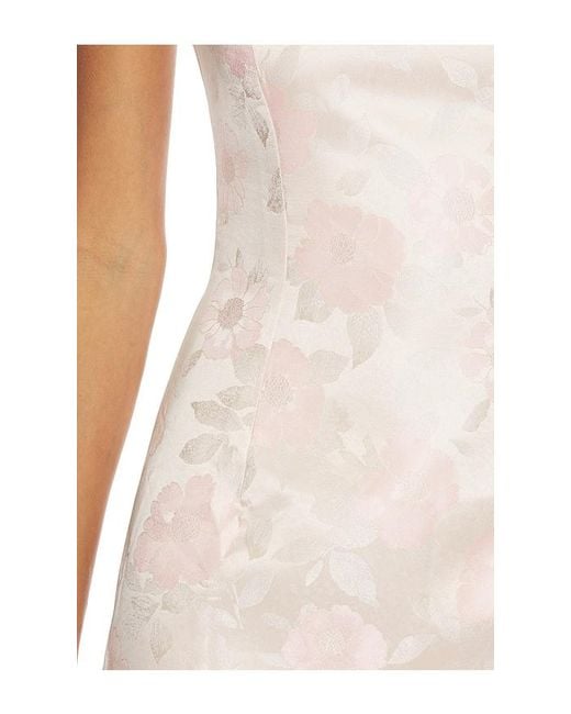 MORE TO COME White Maiah Strapless Maxi Dress
