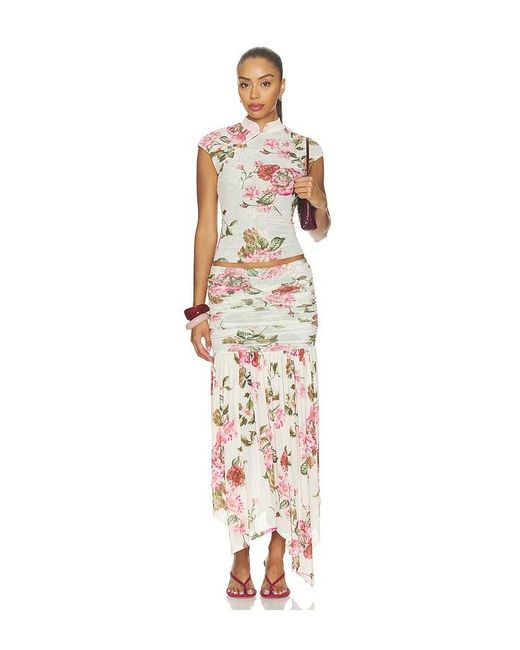 Adjoa Top en Multi AFRM en coloris White